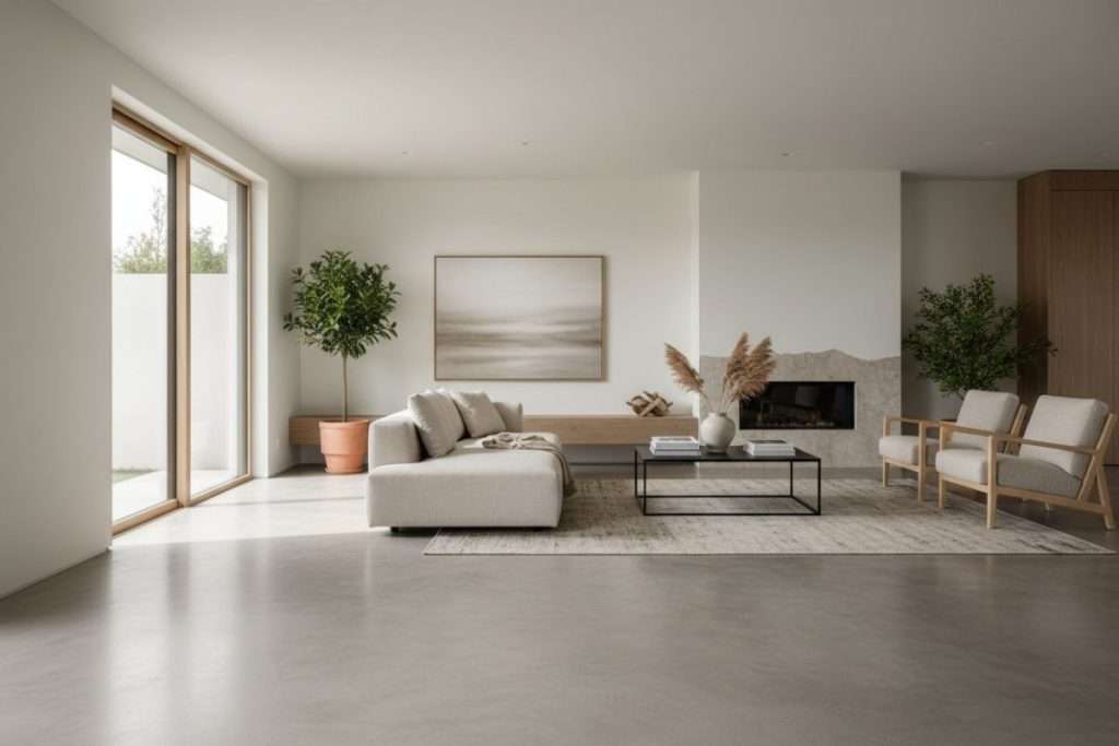 Alternative au béton ciré : les meilleures options pour votre intérieur