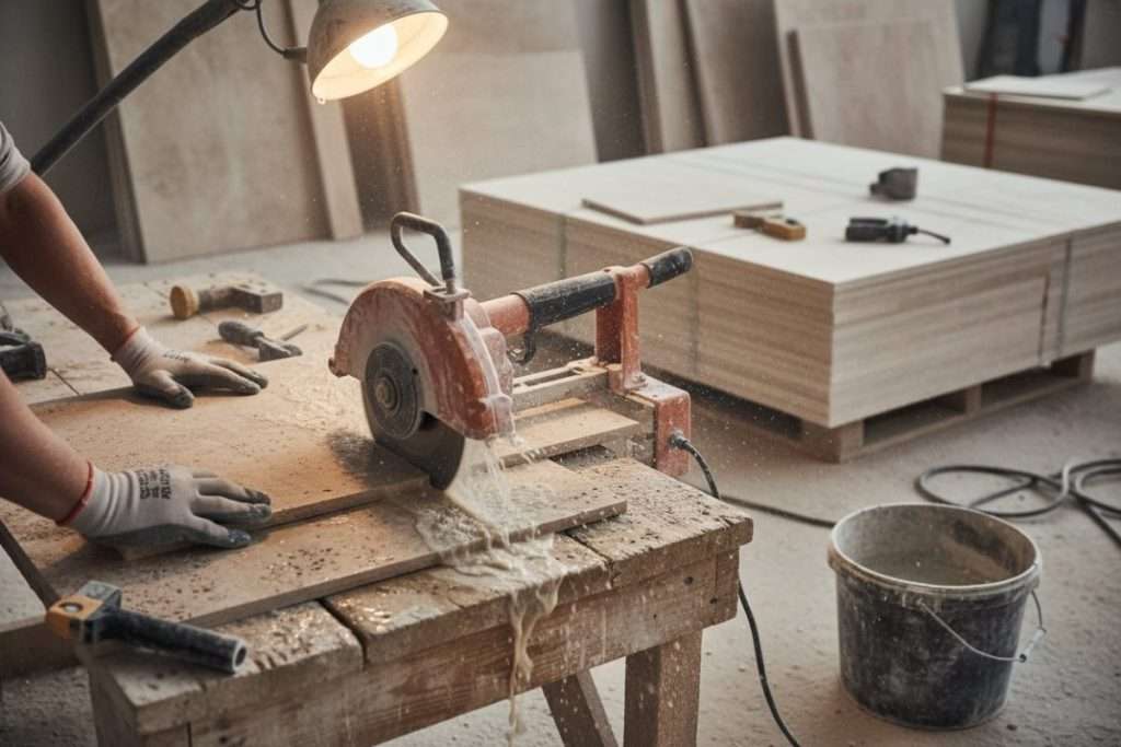 Comment couper du travertin : techniques et outils