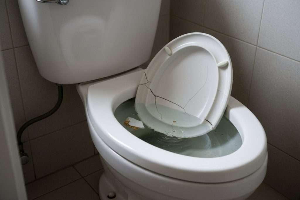 Bloc WC tombé dans les toilettes : que faire ?