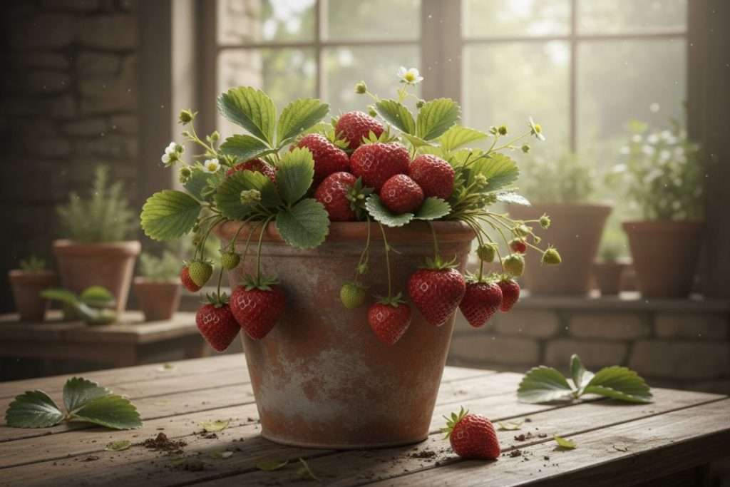Fraises en pot : réussir sa culture facilement